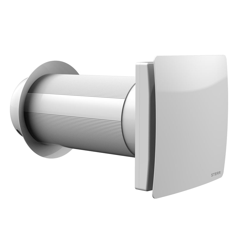 HRV160 - Ø 160 mm Dezentrale Lüftung mit Wärmerückgewinnung - Wohnraumlüftung, Lüftungsanlage mit Wärmerückgewinnung - Warmluftverteiler, Wandlüfter - STERR
