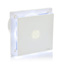 STERR BFS150LT - 150 mm Badlüfter, LED + Timer, 250 m³/h, Weiß