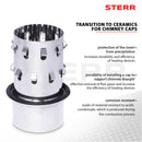 TCA - Keramischer Übergang für Schornsteinverkleidungen