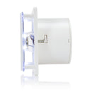 STERR BFS150LT - 150 mm Badlüfter, LED + Timer, 250 m³/h, Weiß