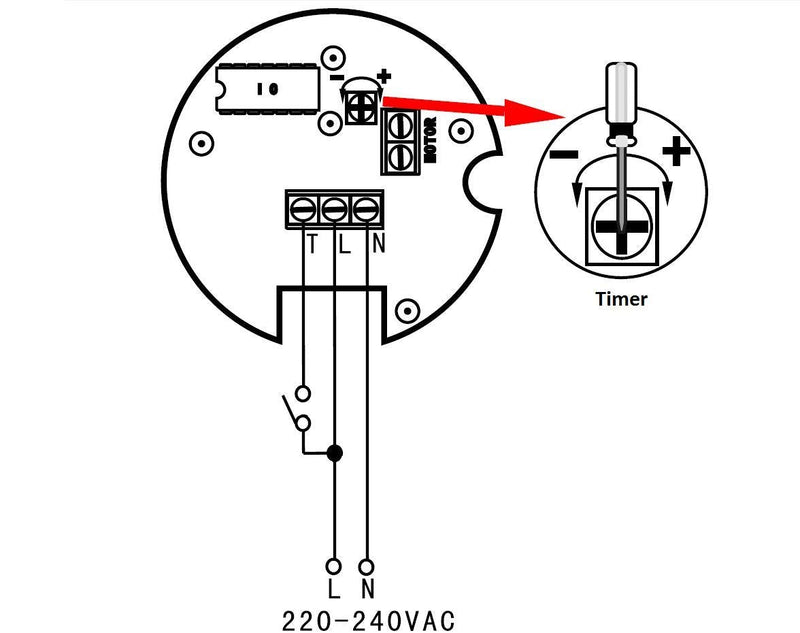 Silberner Badezimmer-Abluftventilator mit Timer 100 mm / 4 "- BFS100T-S