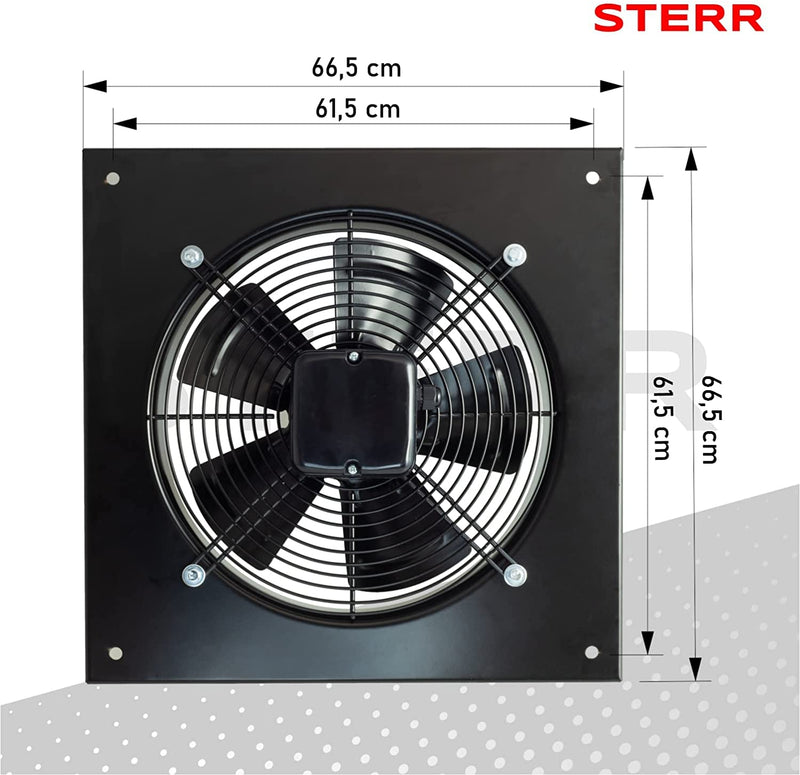 STERR Axialer Abluftventilator 500mm - AXF500B